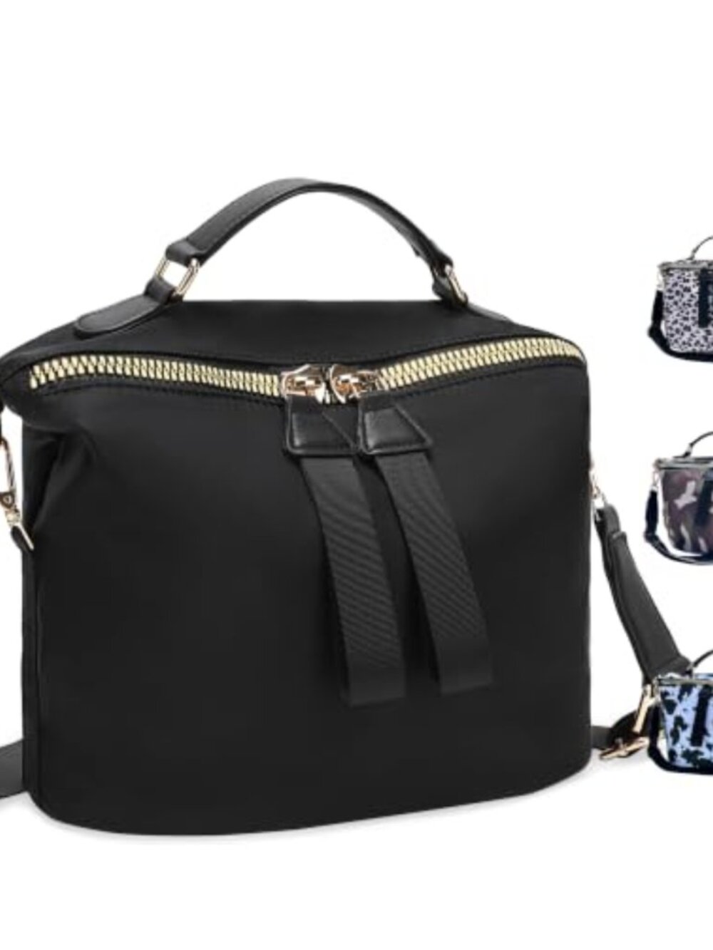 Women Canvas Crossbody Bag Lightweight Adjustable Strap Shoulder Purse